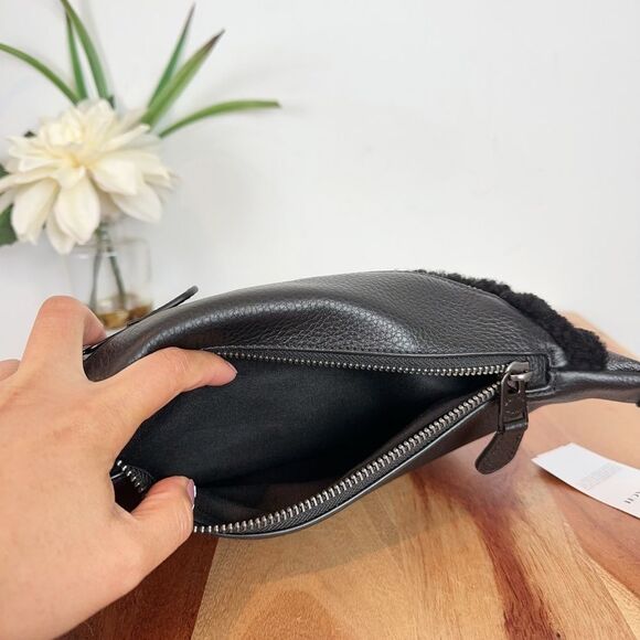 NWT Coach Warren Mini Belt Bag In Signature Canvas - Picture 5 of 6